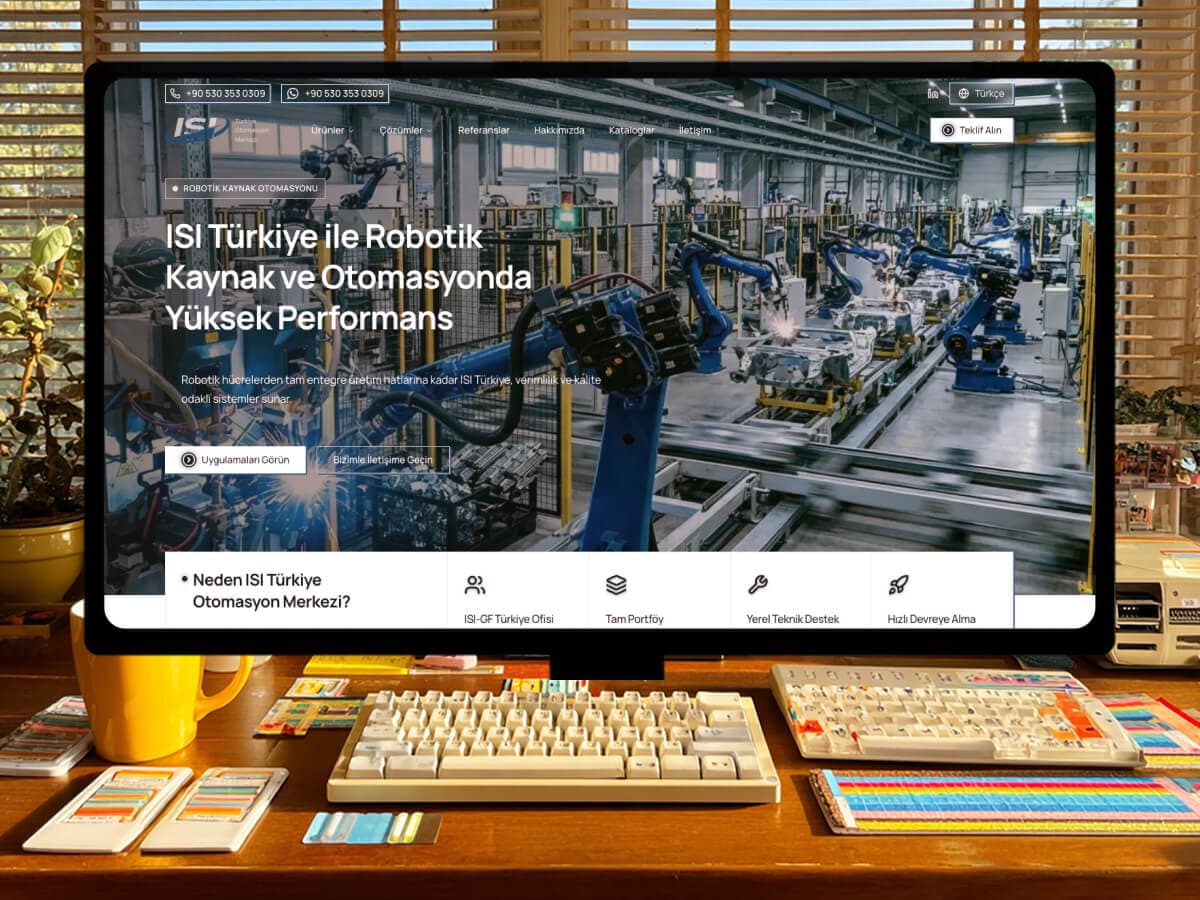 ISI Turkiye Trade: B2B Industrial Corporate Web Platform