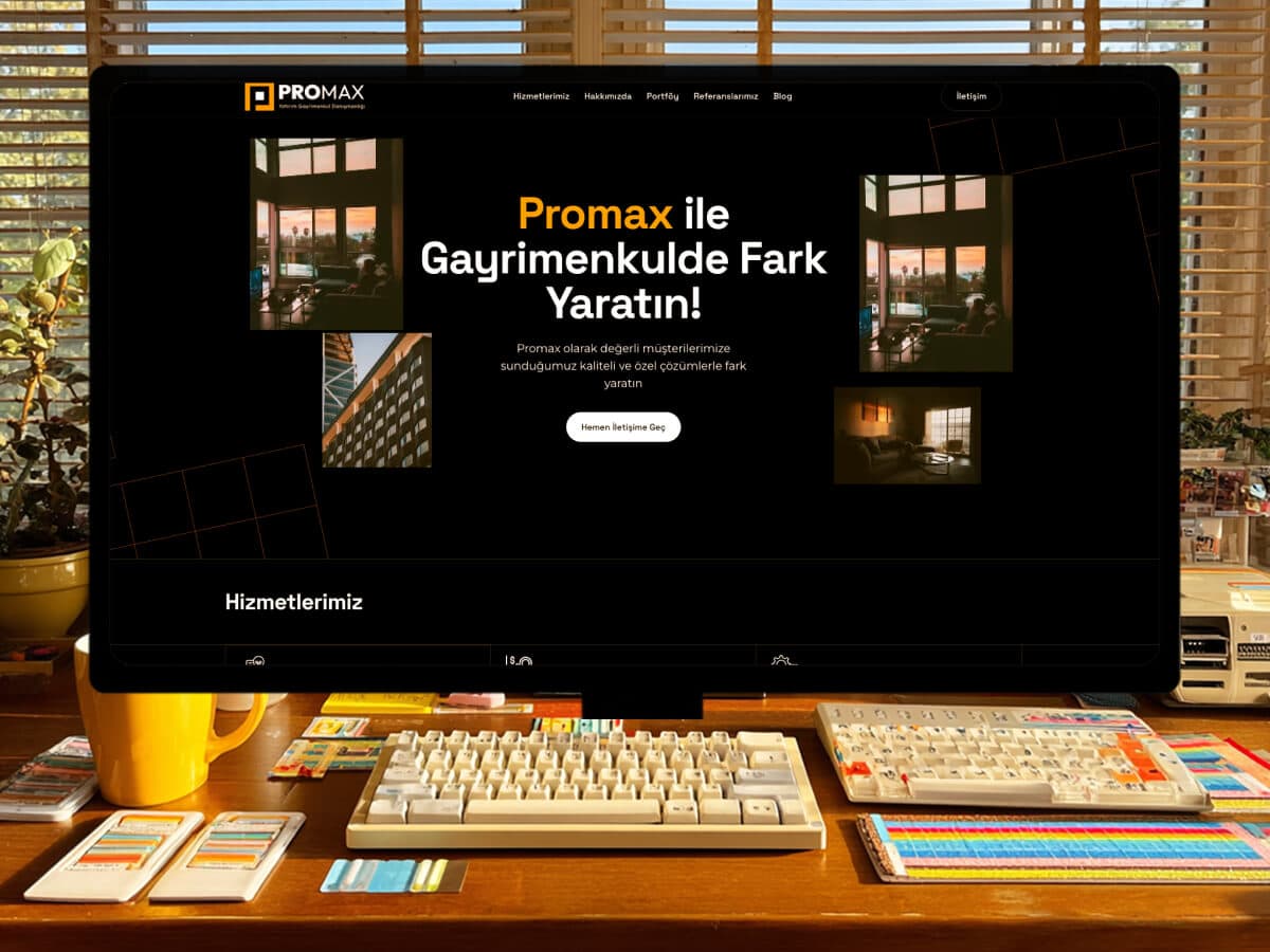 Promax website design preview